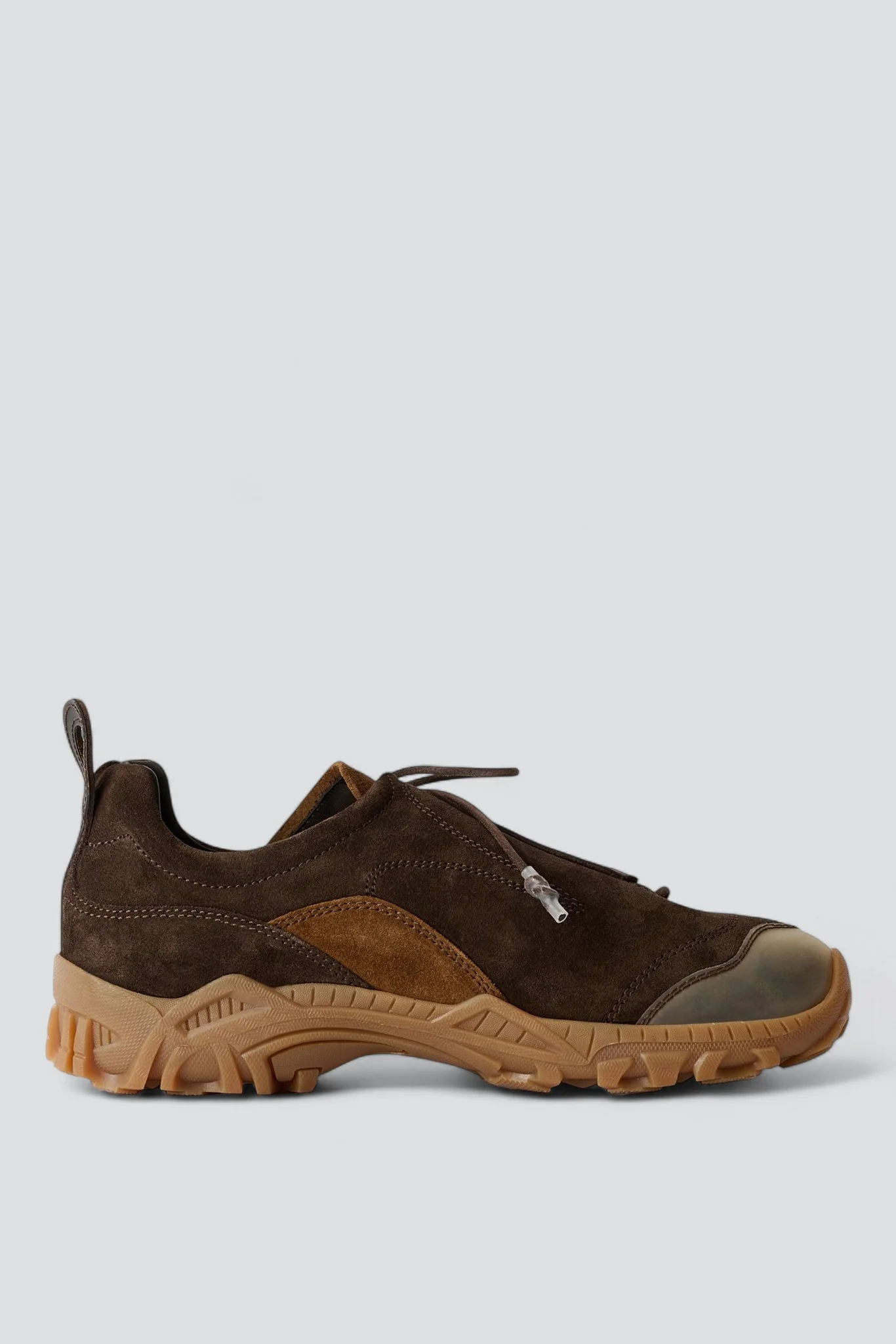 Bitter Cocoa Mowed Suede Gabe Sneaker