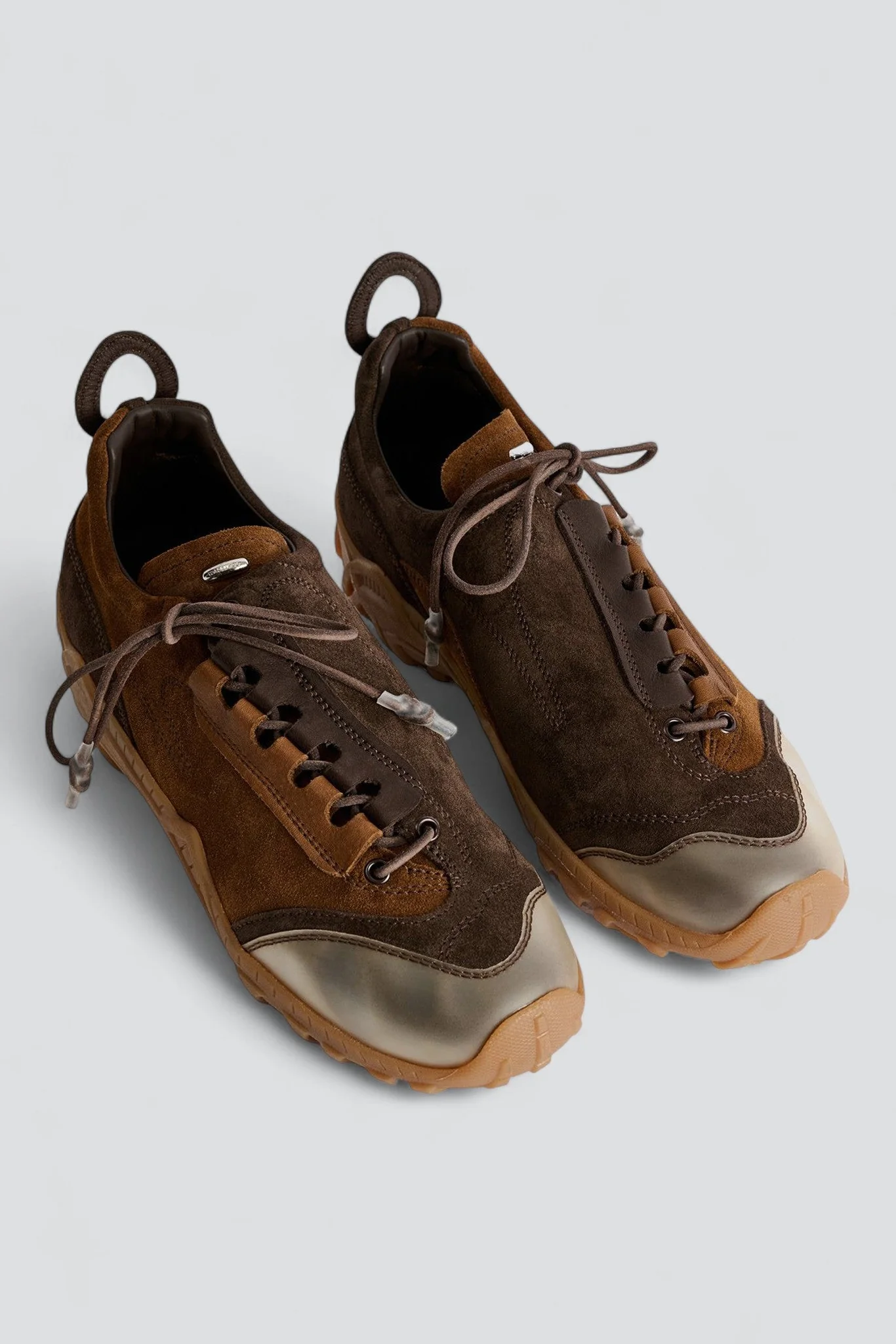 Bitter Cocoa Mowed Suede Gabe Sneaker 2